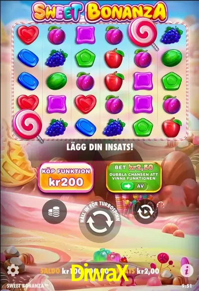DiwaX — Sweet Bonanza slot | Play on Android APK & iPhone for real money | Pragmatic Play
